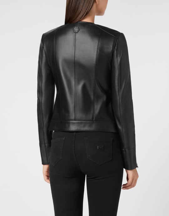 Leder Biker-Jacke - Image 3