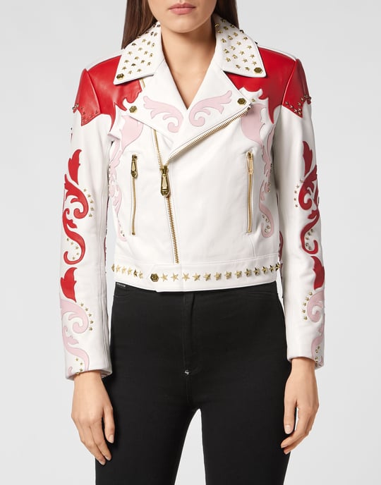 Leder Biker-Jacke - Image 2