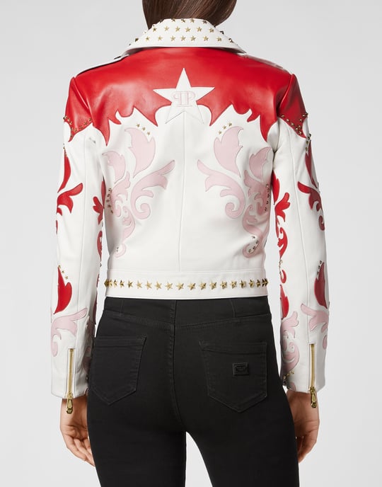 Leder Biker-Jacke - Image 3