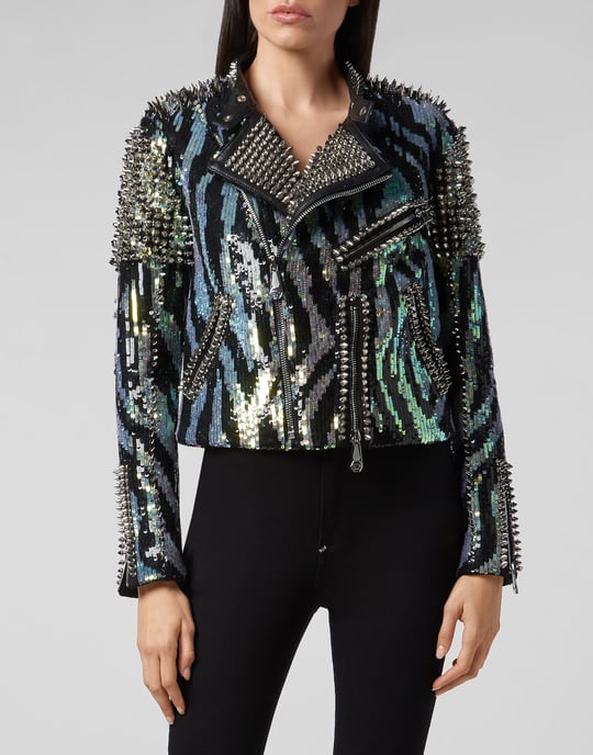 Leder Biker-Jacke - Image 2