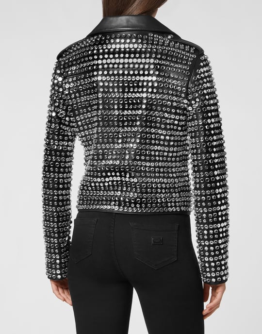 Leder Biker-Jacke - Image 4