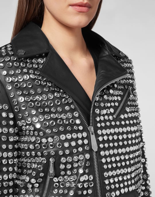 Leder Biker-Jacke - Image 5