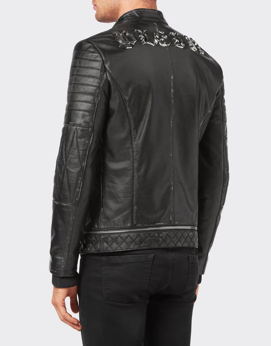 Leder Biker-Jacke - Image 3