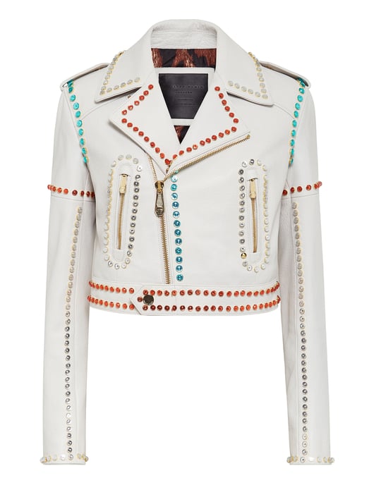Leder Biker-Jacke - Image 1