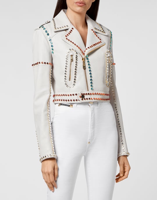 Leder Biker-Jacke - Image 2