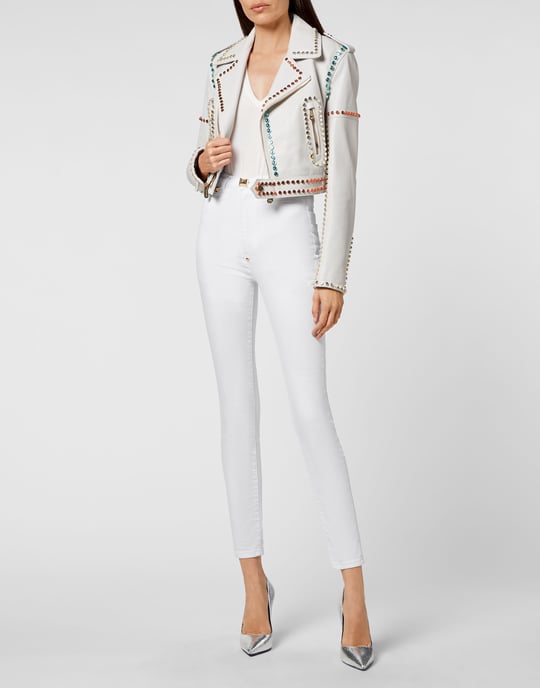 Leder Biker-Jacke - Image 4
