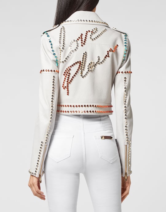 Leder Biker-Jacke - Image 5