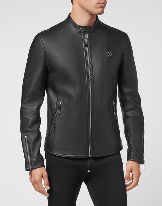 Leder Biker-Jacke - Image 2