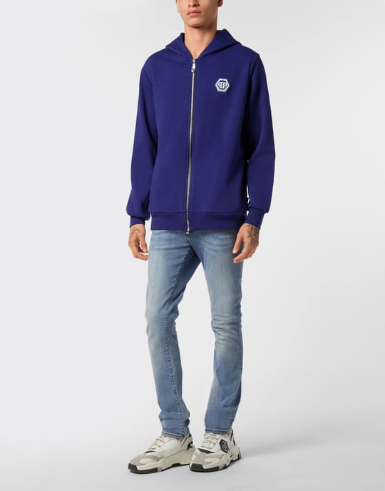 Kapuzen-Sweatjacket Iconic Plein - Image 3