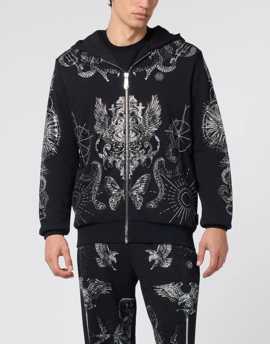 Zip Hoodie Tattoo Stones - Image 2