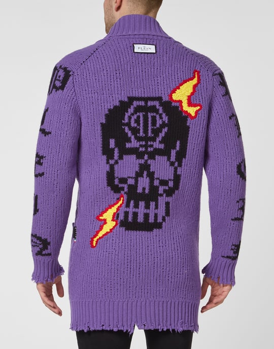 Strickjacke Skull And Plein - Image 5