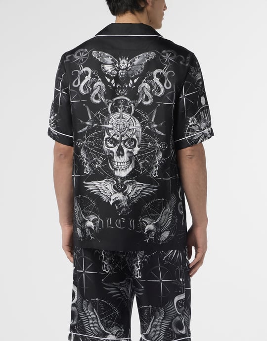 Silk Bowling Shirt All-Over Tattoo - Image 5