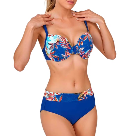 Damenbikini mit Bügel und hochgeschnittenem Slip TEGB1853C - Image 2