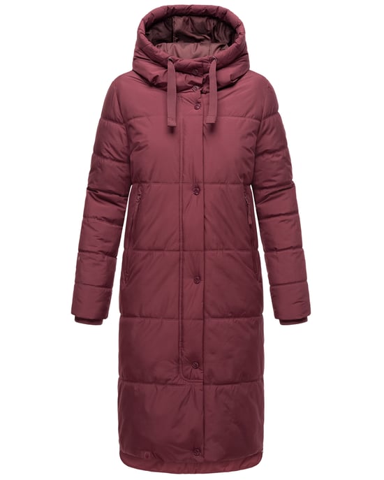 Marikoo Damen Winterjacke Soranaa – lang, warm & mit Kapuze - Image 2