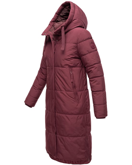 Marikoo Damen Winterjacke Soranaa – lang, warm & mit Kapuze - Image 3