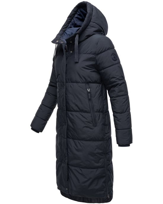 Marikoo Damen Winterjacke Soranaa – lang, warm & mit Kapuze - Image 3