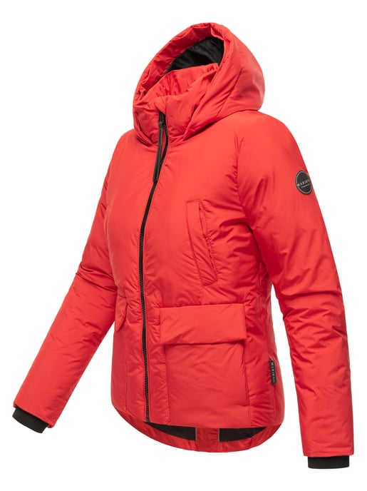 Marikoo Damen Winterjacke kurz mit Kunstfell & Teddyfutter – Morinaa - Image 4