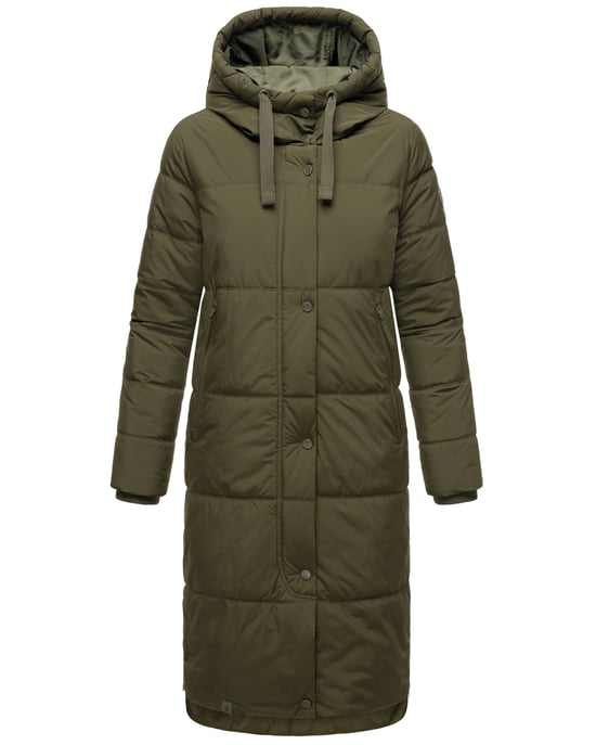 Marikoo Damen Winterjacke Soranaa – lang, warm & mit Kapuze - Image 2
