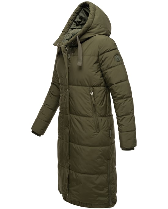 Marikoo Damen Winterjacke Soranaa – lang, warm & mit Kapuze - Image 3