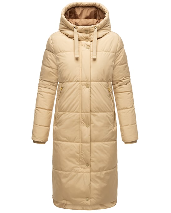 Marikoo Damen Winterjacke Soranaa – lang, warm & mit Kapuze - Image 2