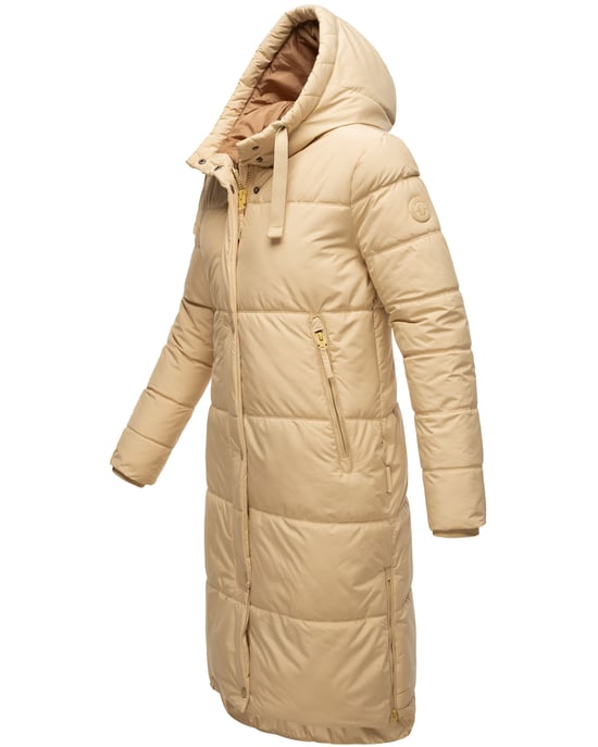 Marikoo Damen Winterjacke Soranaa – lang, warm & mit Kapuze - Image 3