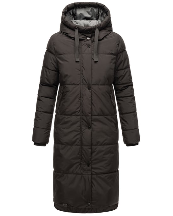 Marikoo Damen Winterjacke Soranaa – lang, warm & mit Kapuze - Image 2