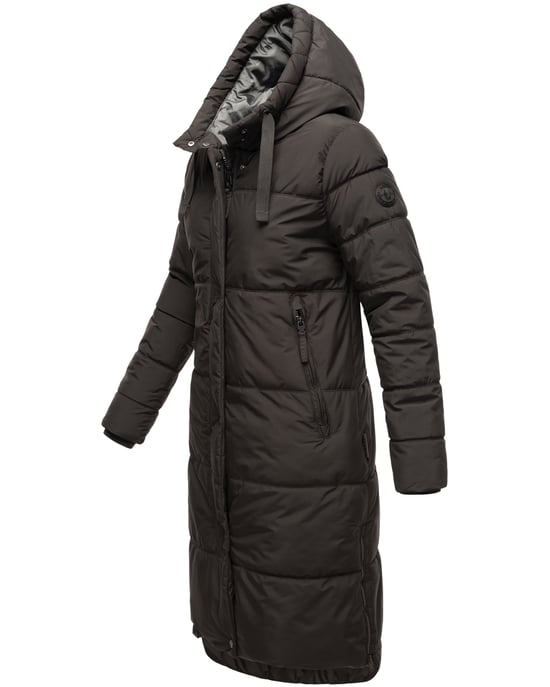 Marikoo Damen Winterjacke Soranaa – lang, warm & mit Kapuze - Image 3