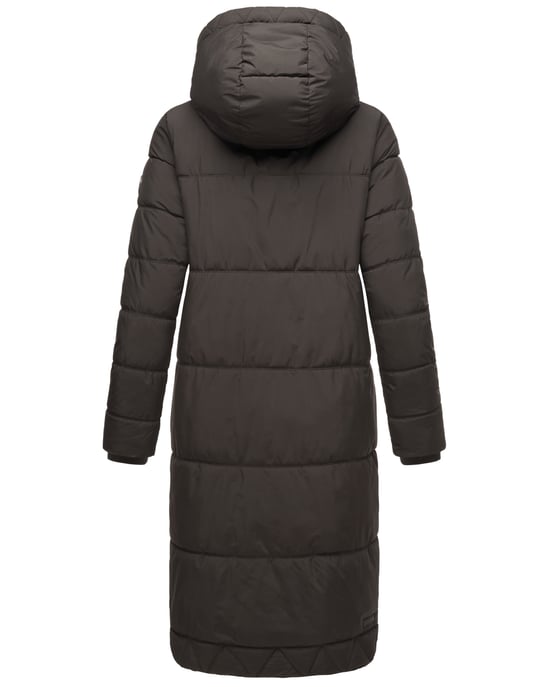 Marikoo Damen Winterjacke Soranaa – lang, warm & mit Kapuze - Image 4