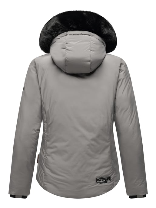 Marikoo Damen Winterjacke kurz mit Kunstfell & Teddyfutter – Morinaa - Image 5