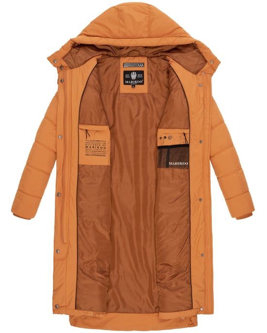Marikoo Damen Winterjacke Soranaa – lang, warm & mit Kapuze - Image 5