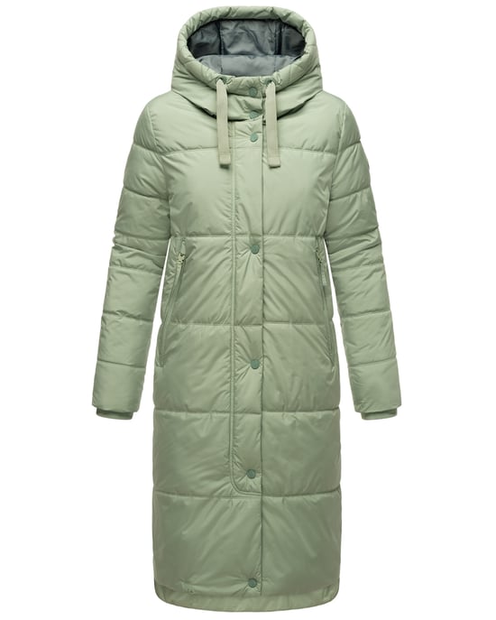 Marikoo Damen Winterjacke Soranaa – lang, warm & mit Kapuze - Image 2