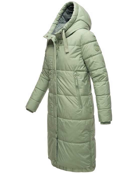 Marikoo Damen Winterjacke Soranaa – lang, warm & mit Kapuze - Image 3