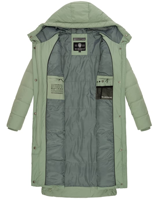 Marikoo Damen Winterjacke Soranaa – lang, warm & mit Kapuze - Image 5