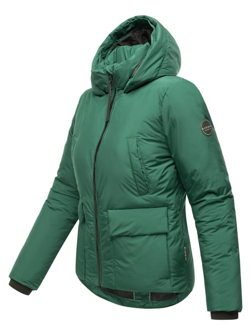 Marikoo Damen Winterjacke kurz mit Kunstfell & Teddyfutter – Morinaa - Image 4
