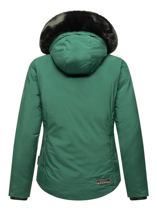 Marikoo Damen Winterjacke kurz mit Kunstfell & Teddyfutter – Morinaa - Image 5
