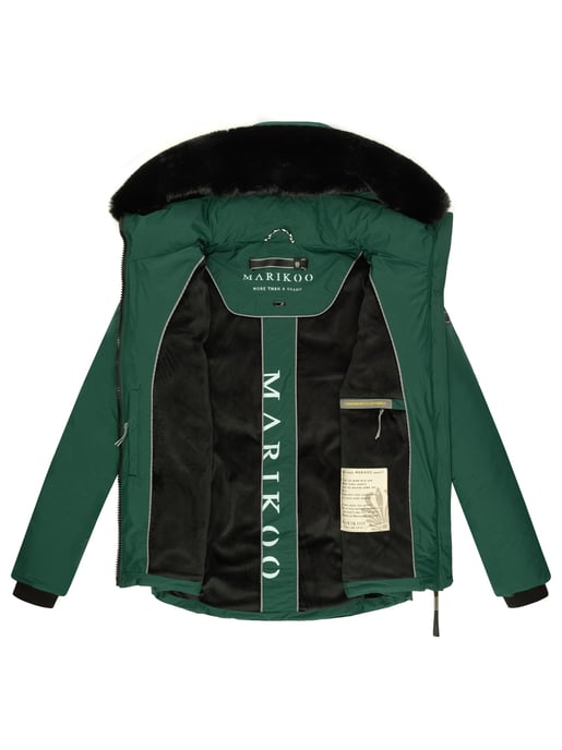 Marikoo Damen Winterjacke kurz mit Kunstfell & Teddyfutter – Morinaa - Image 6