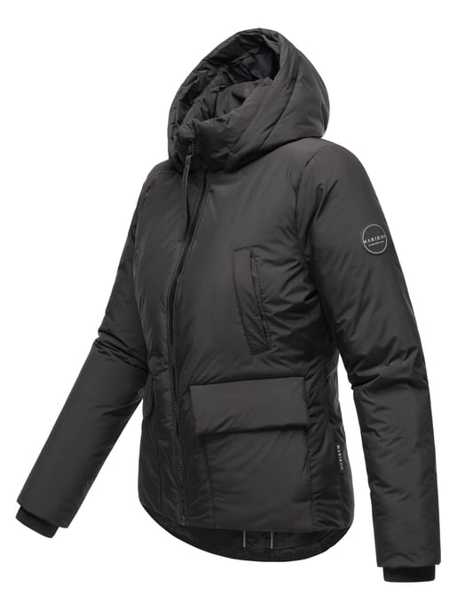Marikoo Damen Winterjacke kurz mit Kunstfell & Teddyfutter – Morinaa - Image 4