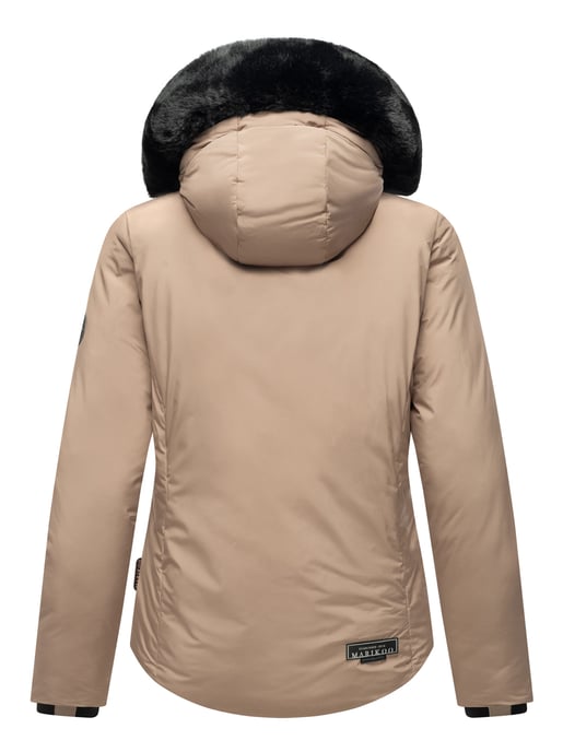 Marikoo Damen Winterjacke kurz mit Kunstfell & Teddyfutter – Morinaa - Image 5