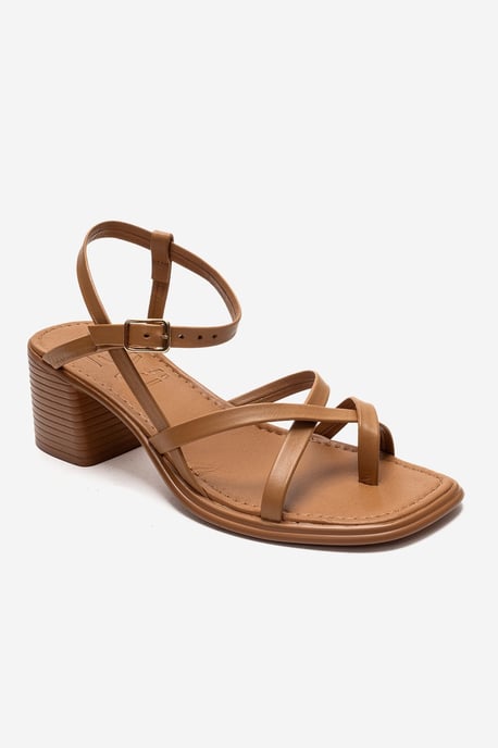 Lavish Leder Blockabsatz Sandale (Damen) - Image 3