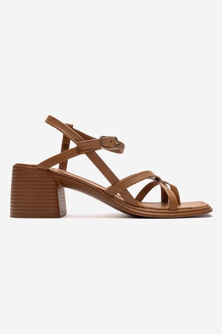 Lavish Leder Blockabsatz Sandale (Damen) - Image 4