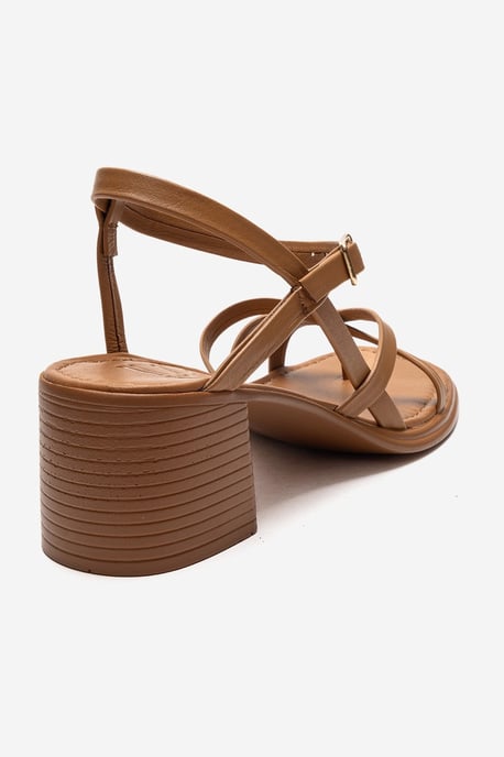 Lavish Leder Blockabsatz Sandale (Damen) - Image 5