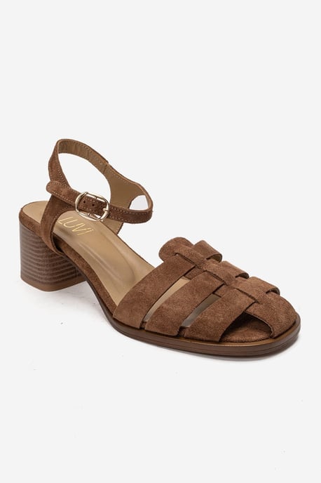 Devora Leder Blockabsatz Sandale - Image 3