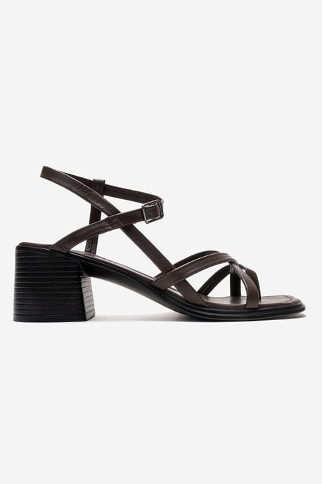 Lavish Leder Blockabsatz Sandale (Damen) - Image 2