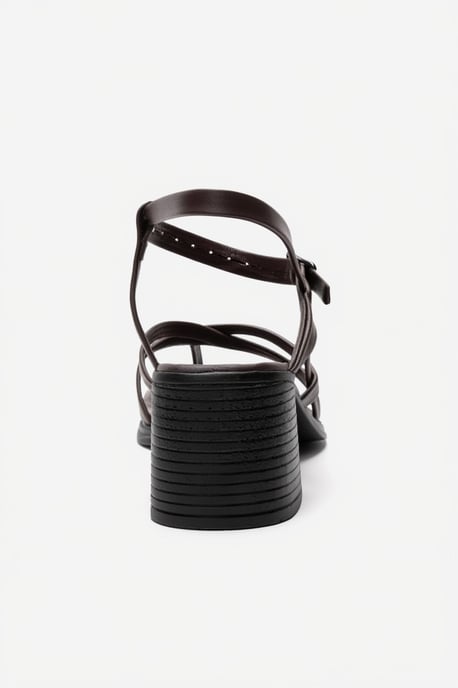 Lavish Leder Blockabsatz Sandale (Damen) - Image 3
