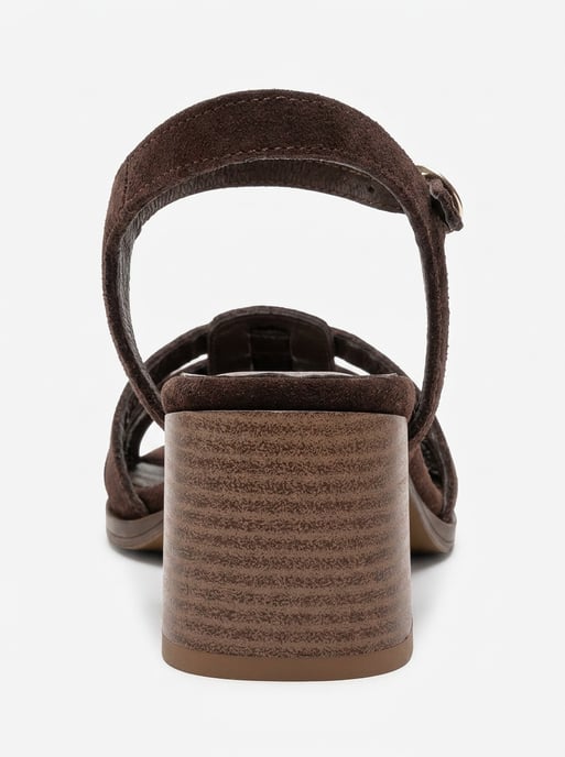 Devora Leder Blockabsatz Sandale - Image 3
