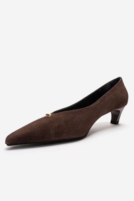 Versay Spitzer Zehenbereich Kitten-Heel Pumps - Image 6