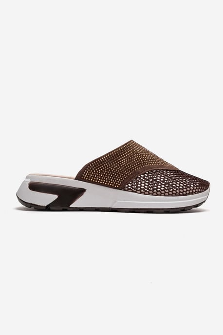 GLEA Mesh Strass Pantoletten Damen - Image 4