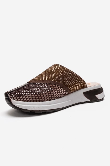 GLEA Mesh Strass Pantoletten Damen - Image 6