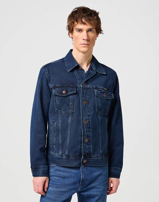 Wrangler - AUTHENTIC JACKET COALBLUE STONE - Image 1