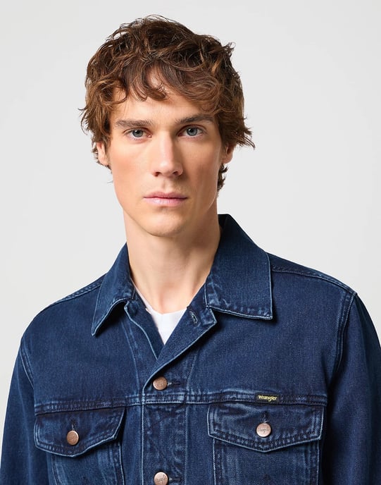 Wrangler - AUTHENTIC JACKET COALBLUE STONE - Image 3